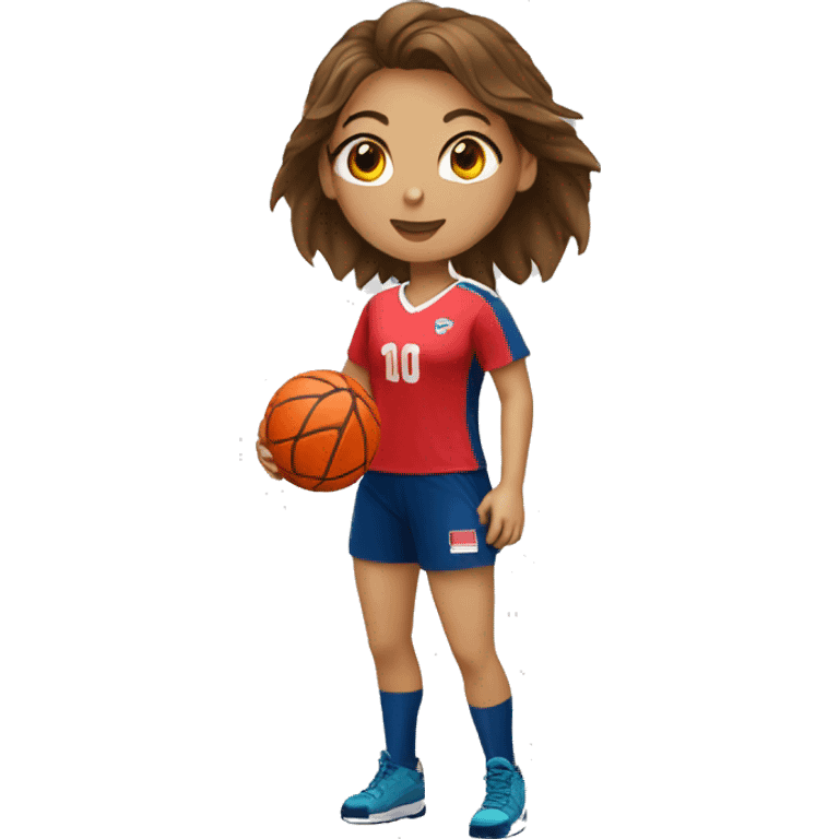 handball player female emoji