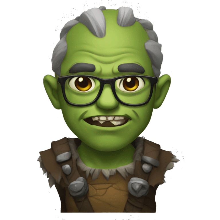 orc with glasses emoji