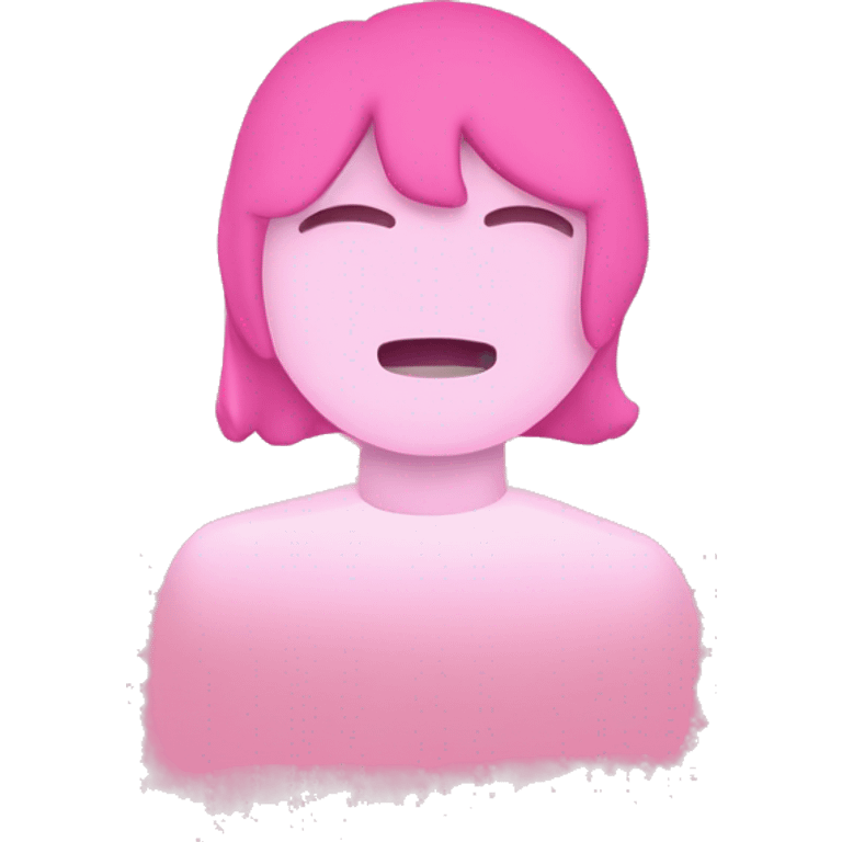 Quiero un emoji de un pensamiento cuadrado de color rosado que tenga un corazón blanco en el medio del pensamiento y tres puntos suspensivos de color blanco  emoji