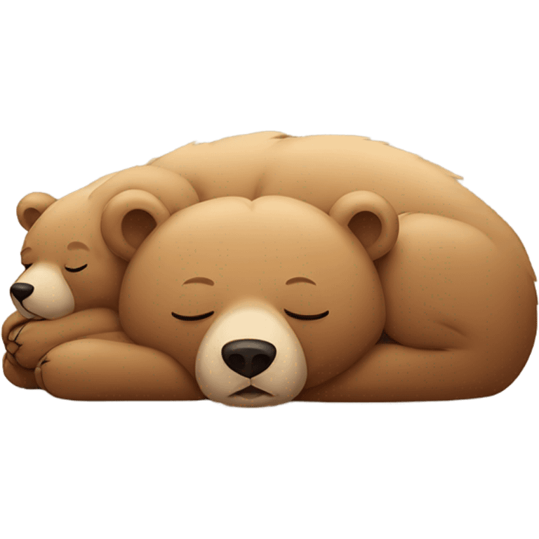 Sleeping bears emoji