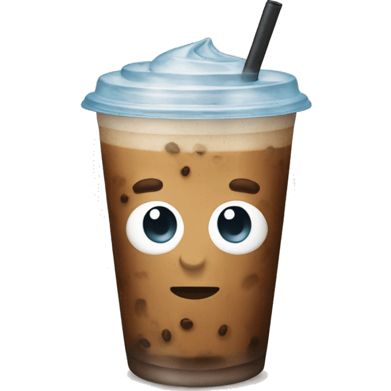 Ice coffee  emoji