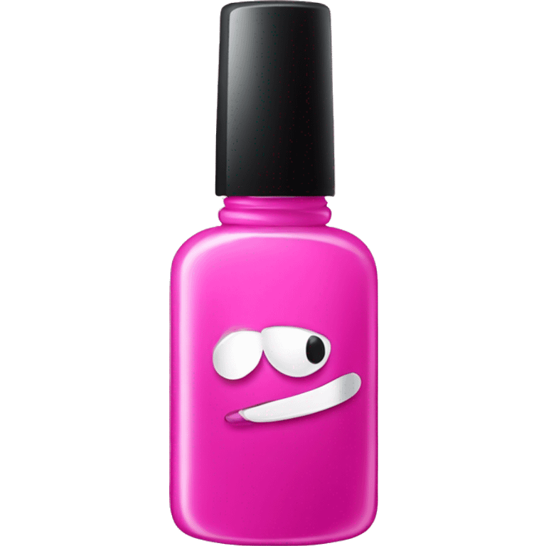 Nail polish bottle  emoji