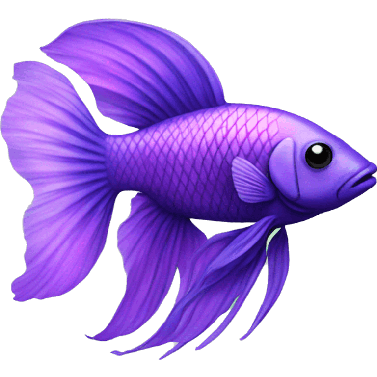 purple beta fish emoji