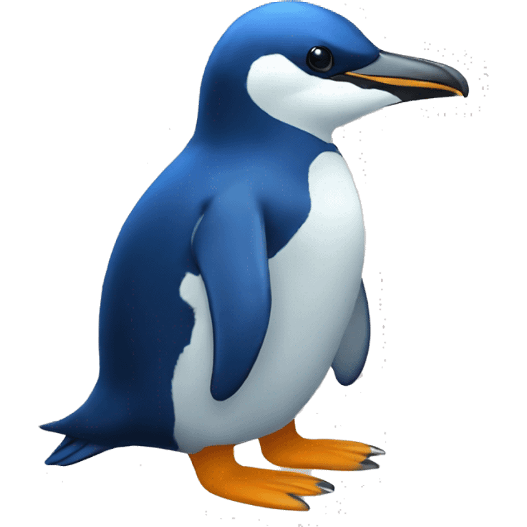 blue pinguin emoji