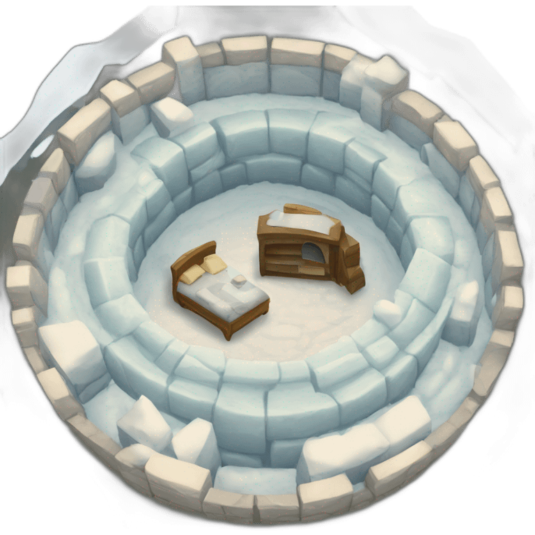 igloo inside igloo - inception emoji