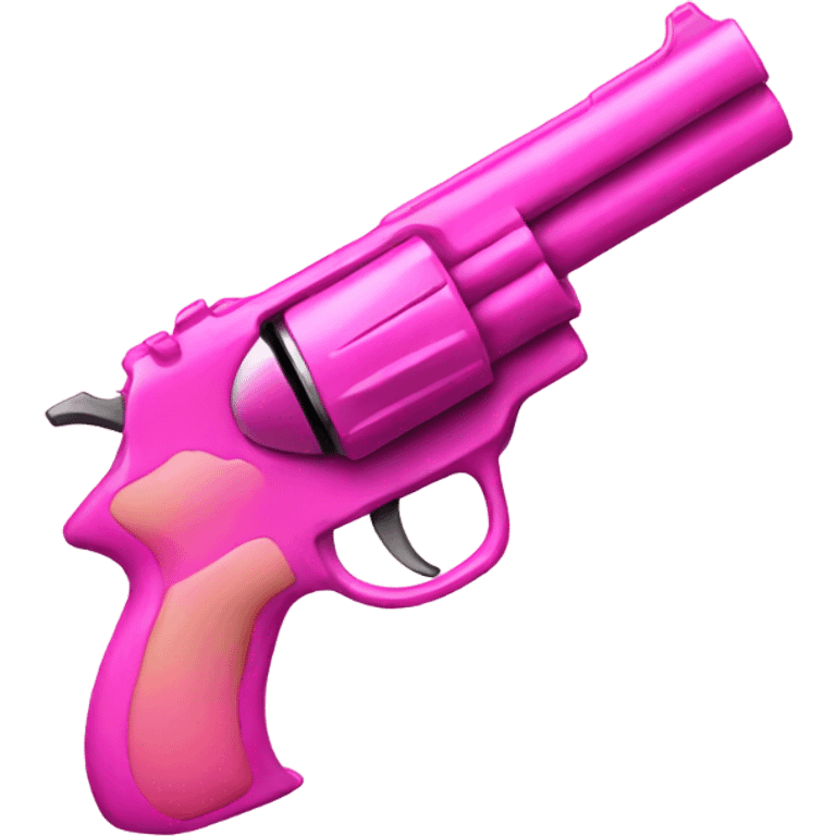 pink gun bullet emoji