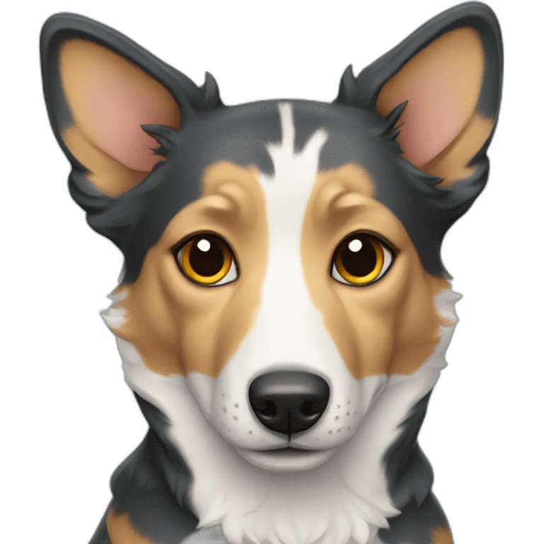 blue healer dog emoji