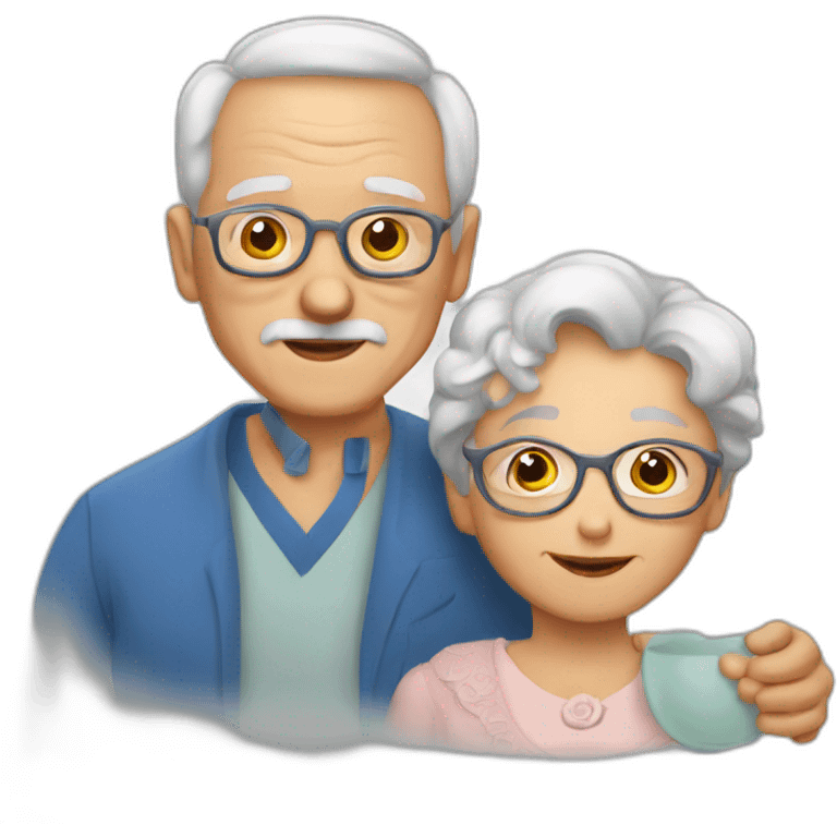 grand parents meternelle emoji