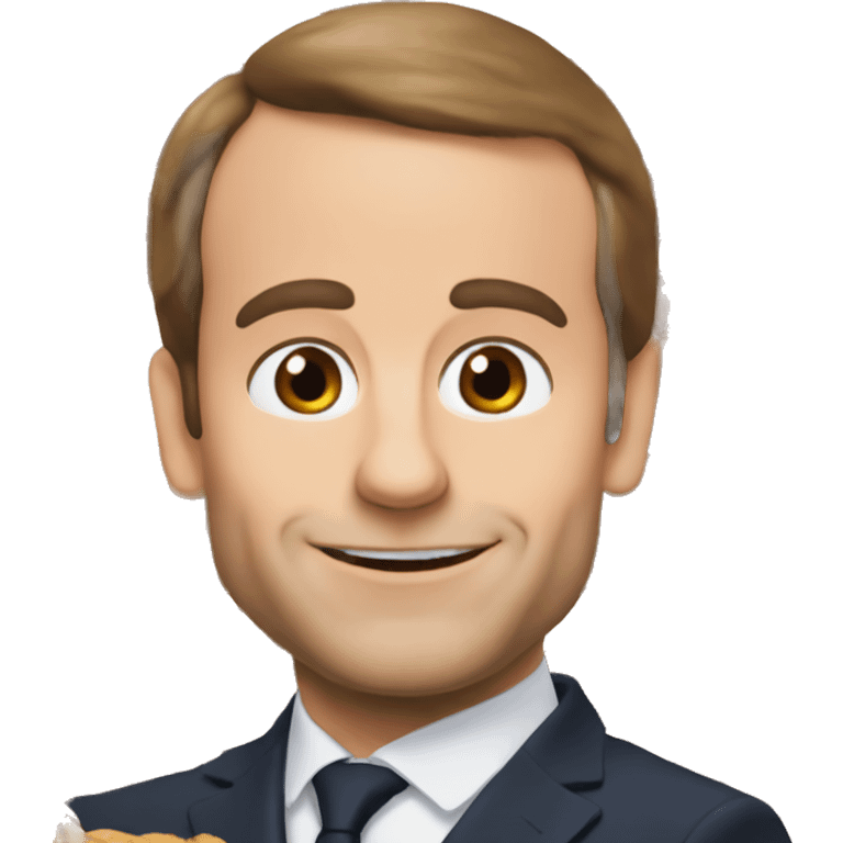 Macron qui porte du Nutella  emoji