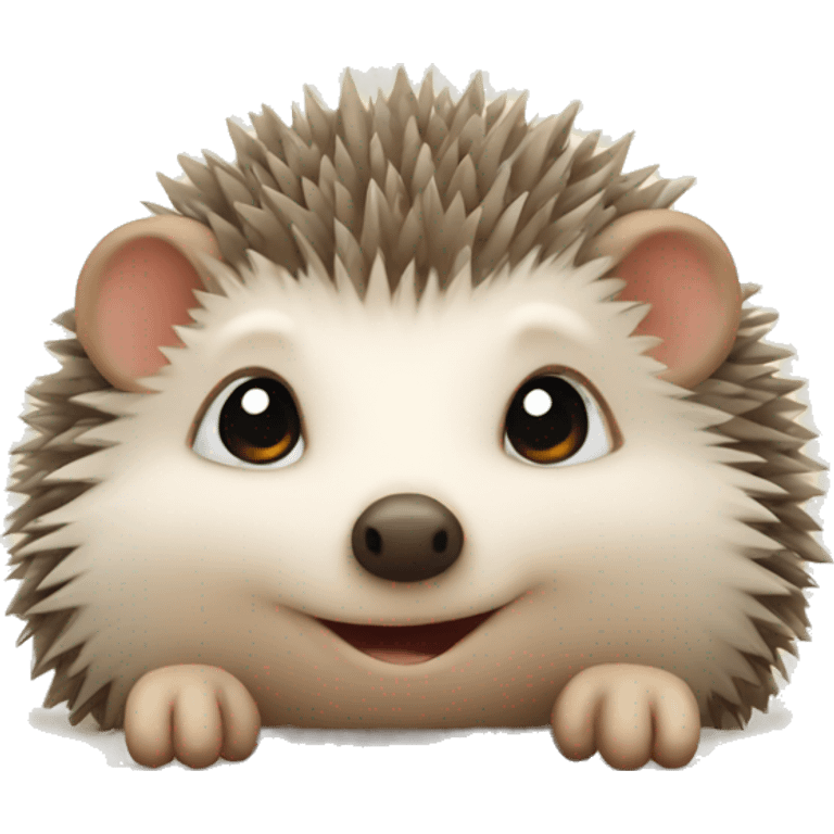 Cute hedgehog emoji