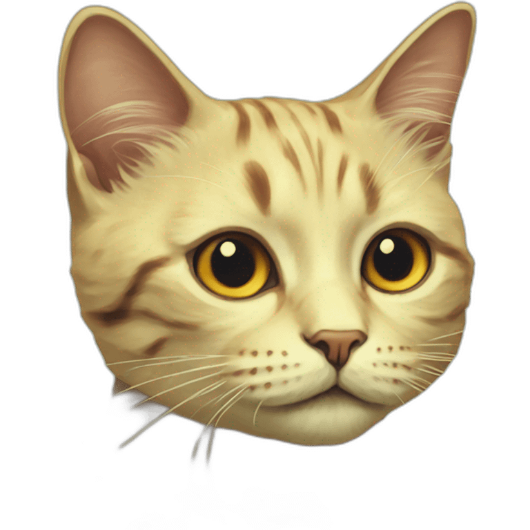 Cat vang gogh style emoji