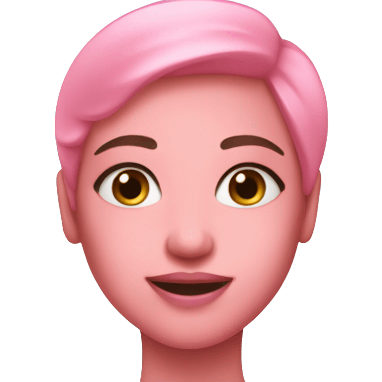 Pink skin care emoji