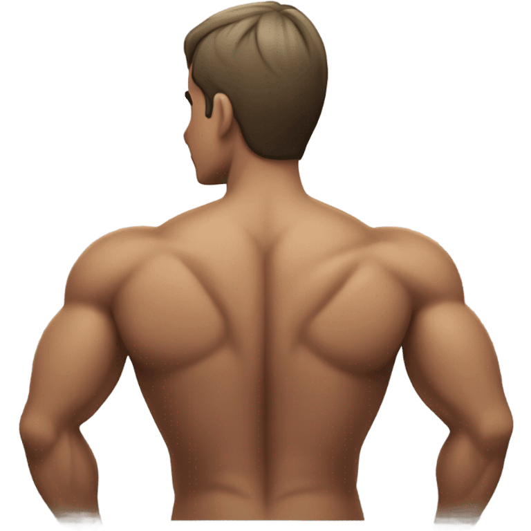 Person with big back emoji