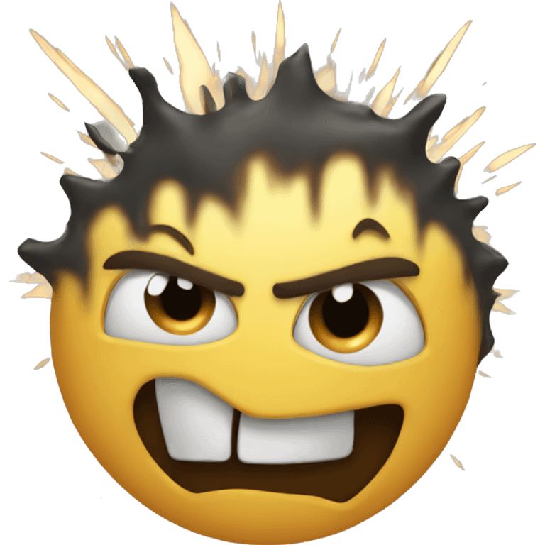 exploding and mad emoji