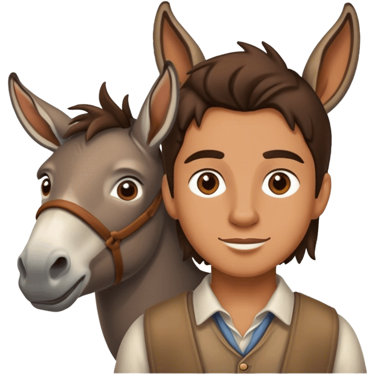 Human + donkey emoji