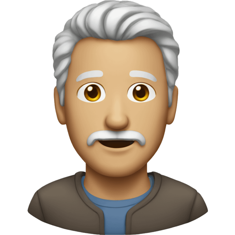 Older man with goatee emoji