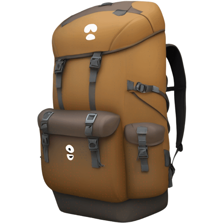 Cool backpack for mountain  emoji