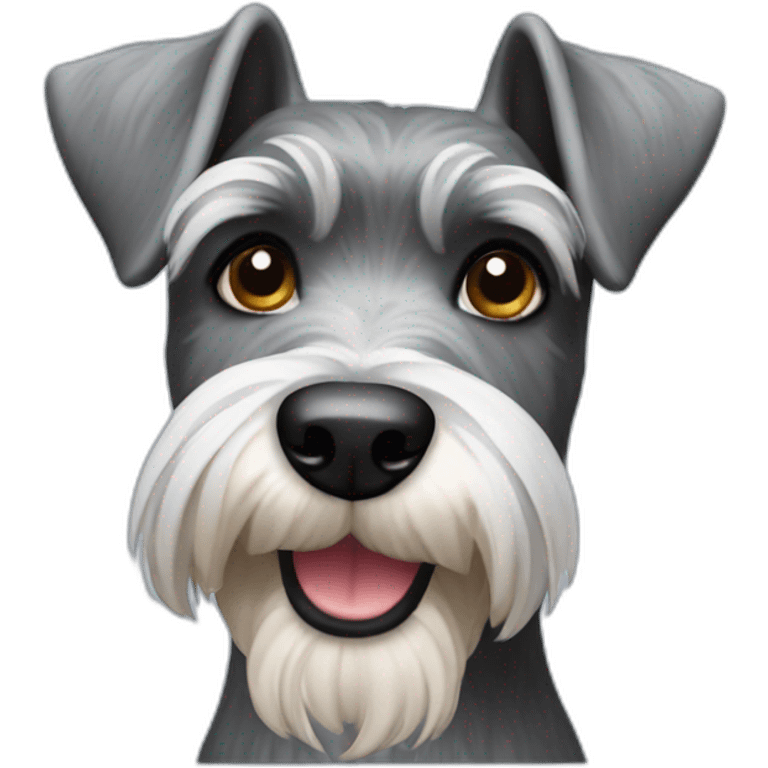 Miniature Schnauzer dog emoji