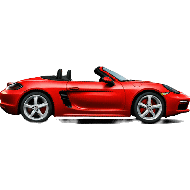 red 718 boxster emoji