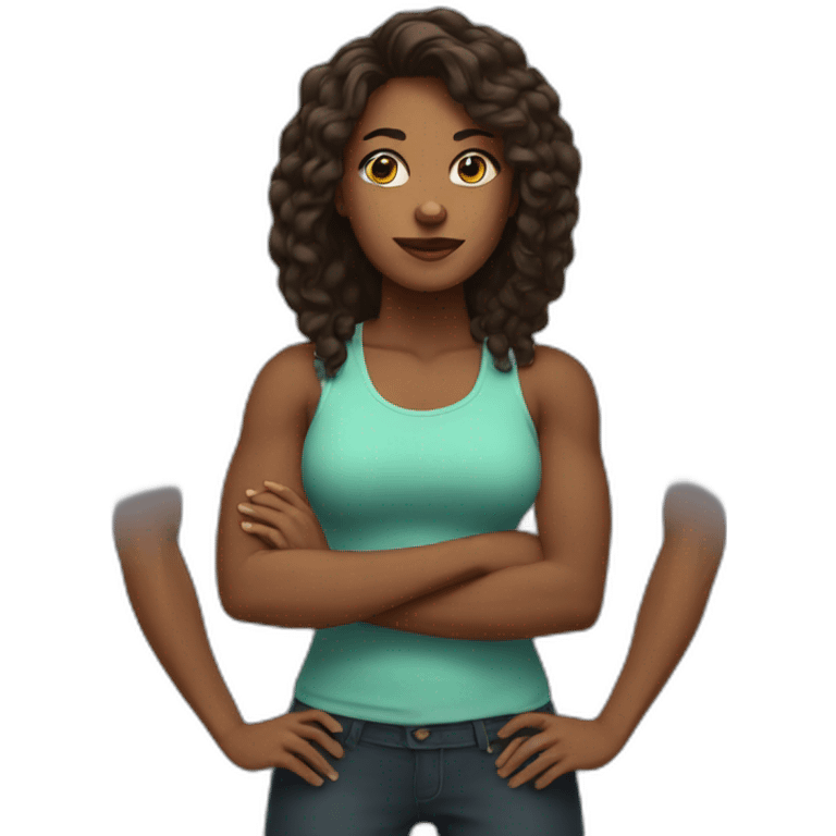 Strong woman emoji