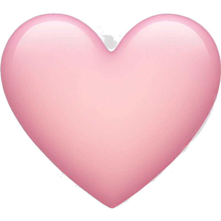 Light pink heart emoji