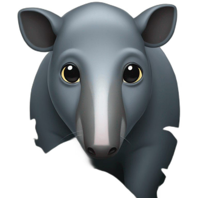 tapir- in malayan jungle emoji