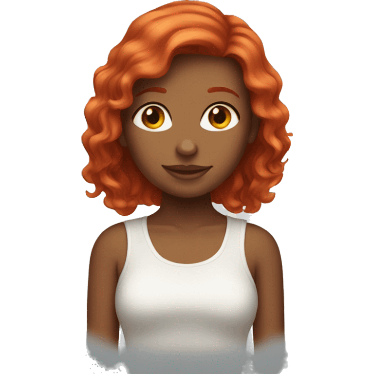 Red hair girl  emoji