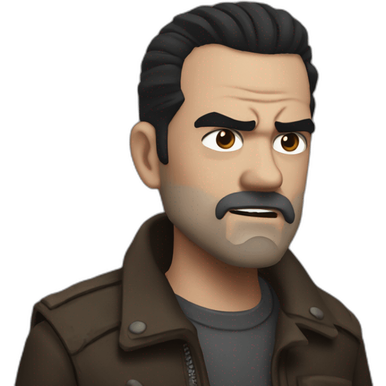 Negan the walking dead emoji