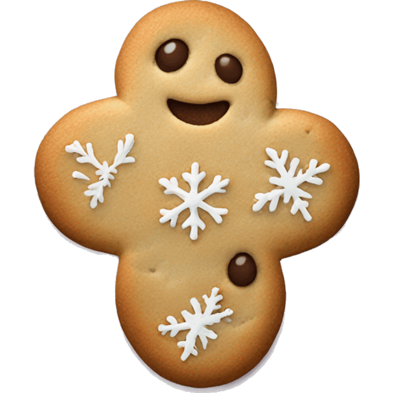 Cookies with snowflakes emoji