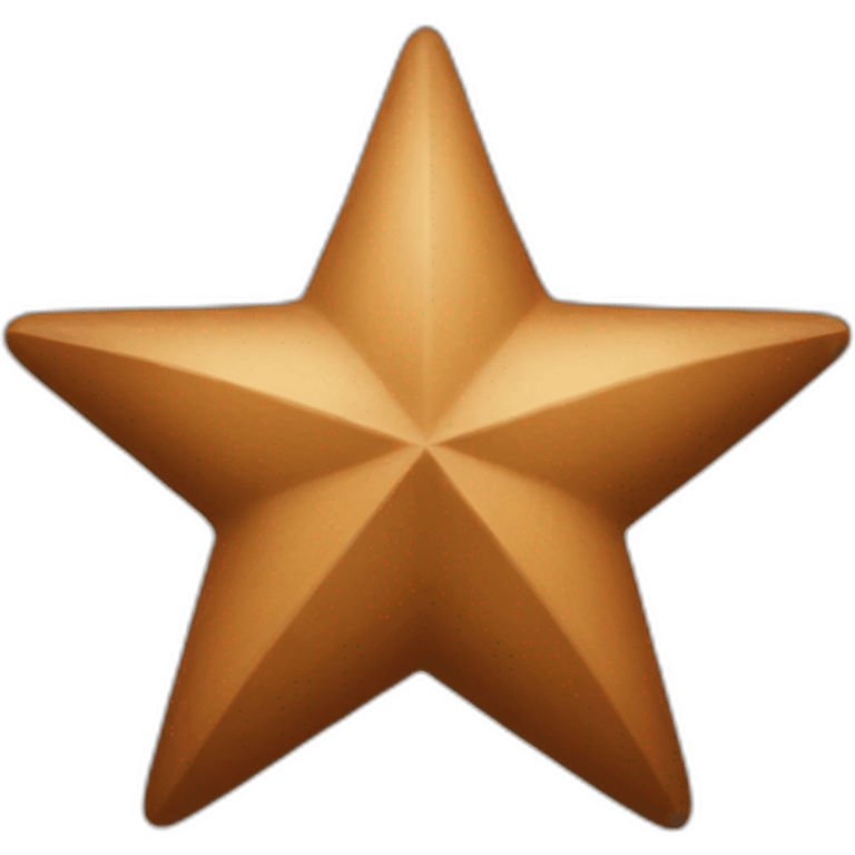 Brown Star emoji