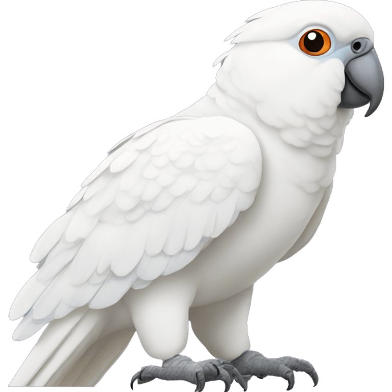 The White Corella Parrot emoji