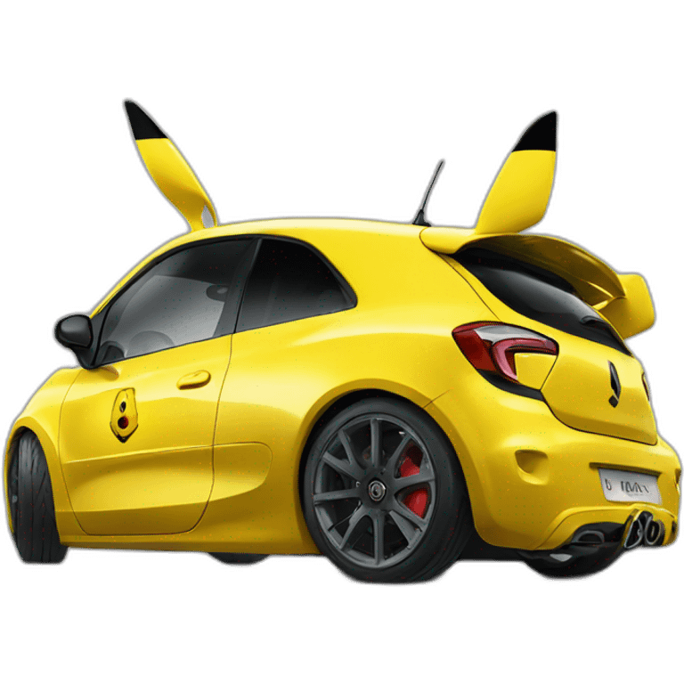 Pikachu fan Renault sport emoji