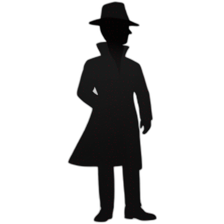 Spy Silhouette emoji