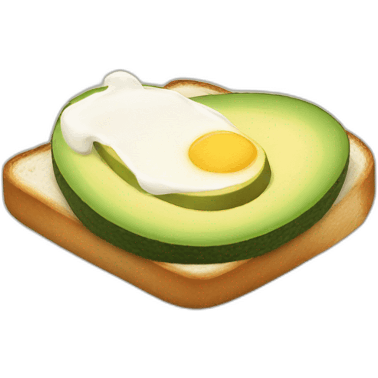 flat white and avocado toast emoji