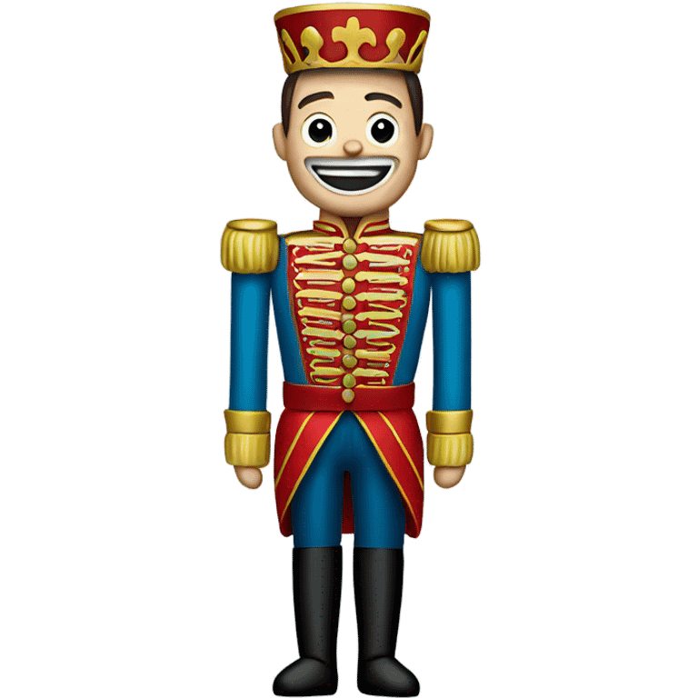 nutcracker, male with torso and teeth emoji