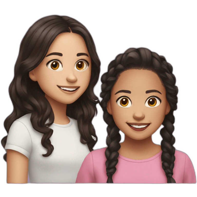 Jenna Ortega and Emma Myers emoji