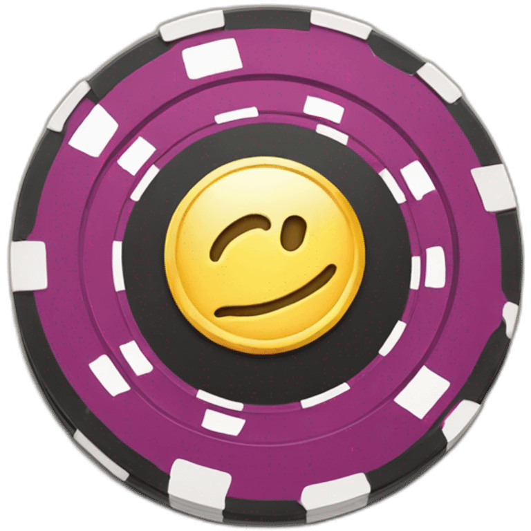 poker chip emoji