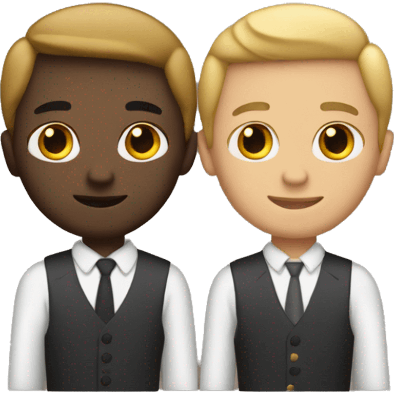 gay interracial  emoji