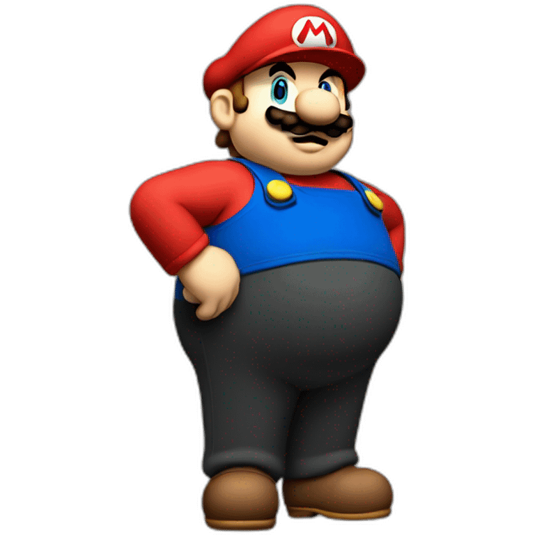 fat mario emoji