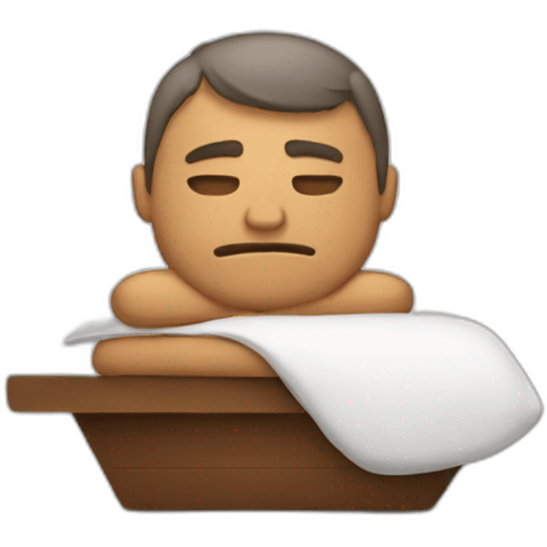 lazy man  emoji