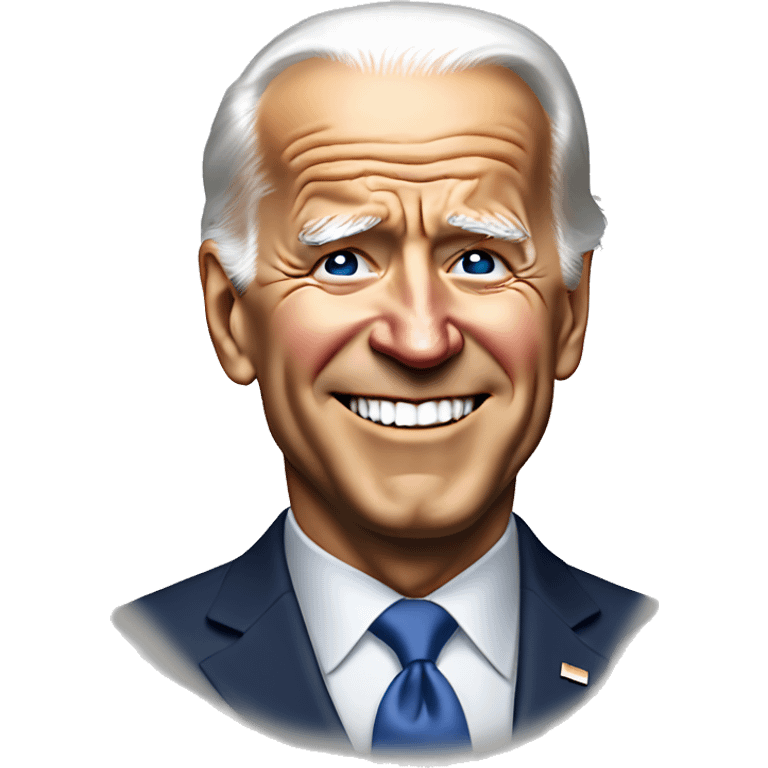 joe biden smirking emoji