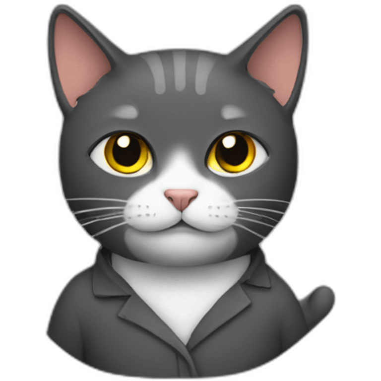 coder cat emoji