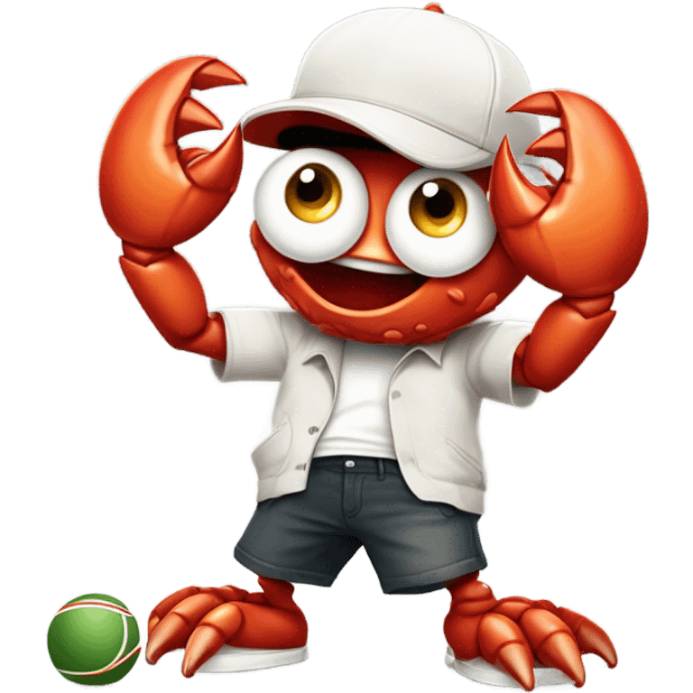 Hip hop bocce crab emoji