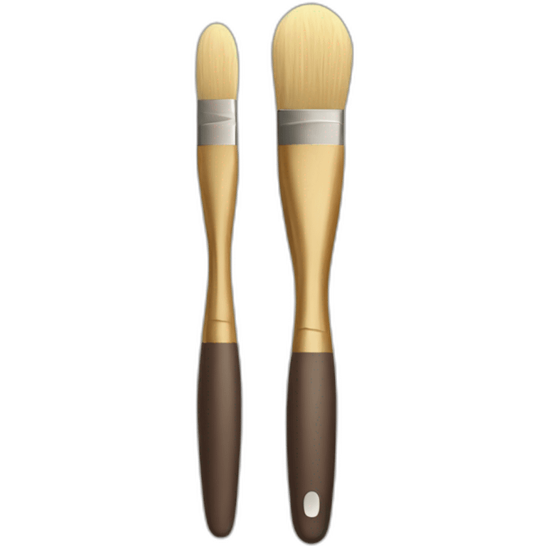 elegant paint brush emoji