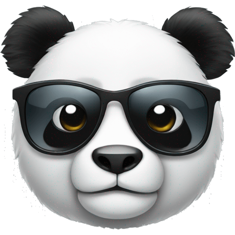 Panda wearing sunglasses emoji