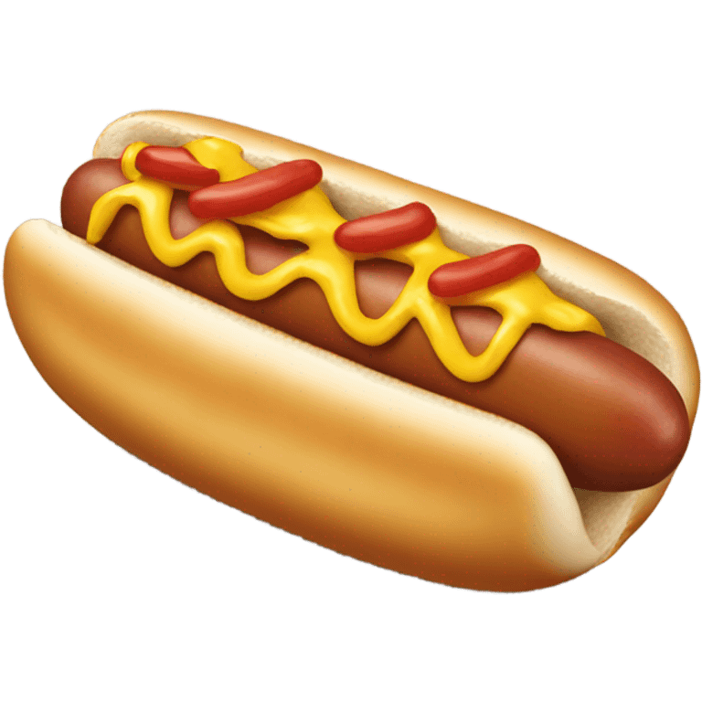 Hot dog emoji