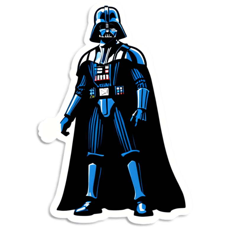 Darth Vader wearing Kentucky jersey emoji