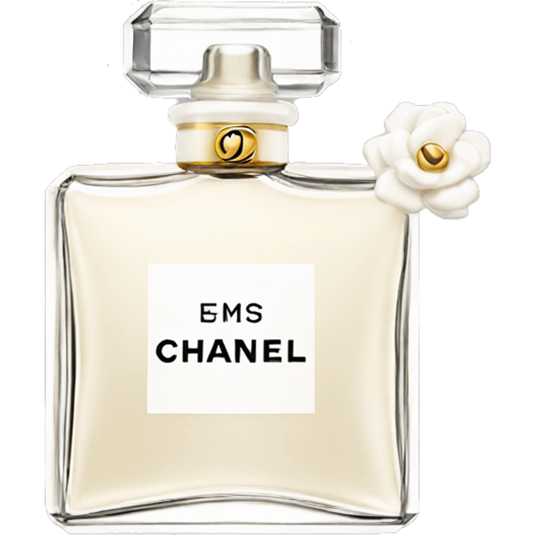 White Chanel perfume emoji