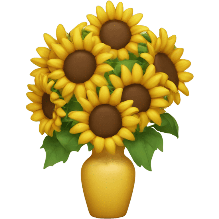 Sunflower bouquet  emoji