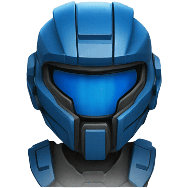 Blue Mark V Spartan Halo series emoji